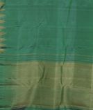 Peacock Green Handwoven Kanjivaram Silk Saree T4219164