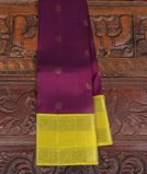 Purple Handwoven Kanjivaram Silk Saree T3922451