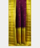 Purple Handwoven Kanjivaram Silk Saree T3922452
