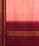 Peach Handwoven Kanjivaram Silk Saree T4242184