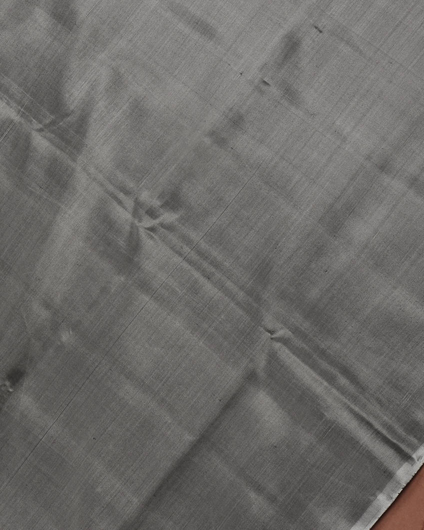 Grey Patola Silk Saree T4237443