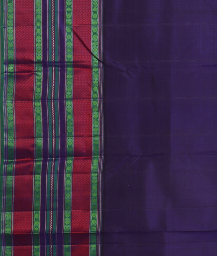 Green Handwoven Kanjivaram Silk Saree T4228003