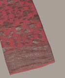 Pink Banaras Georgtte Silk Saree T3768561
