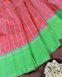 Pink Handwoven Kanjivaram Silk Saree T4186612