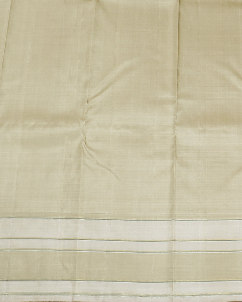 Pink and Orange Handwoven Kanjivaram Silk Saree T3866703