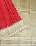 Pink and Orange Handwoven Kanjivaram Silk Saree T3866704
