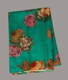 Green Hand Printed Kanjivaram Silk Blouse T4214481