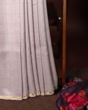 Light Lilac Purple Mysore Silk Saree T4254453