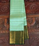 Aqua Green Handwoven Kanjivaram Silk Saree T4266281