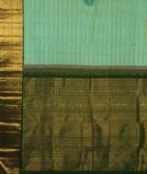 Aqua Green Handwoven Kanjivaram Silk Saree T4266284