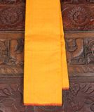 Yellow Handwoven Linen Kanjivaram Silk Saree T1496371