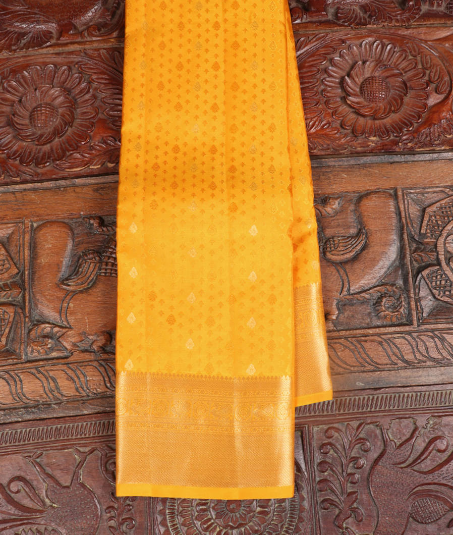 Yellow Soft Silk Saree T427519-image