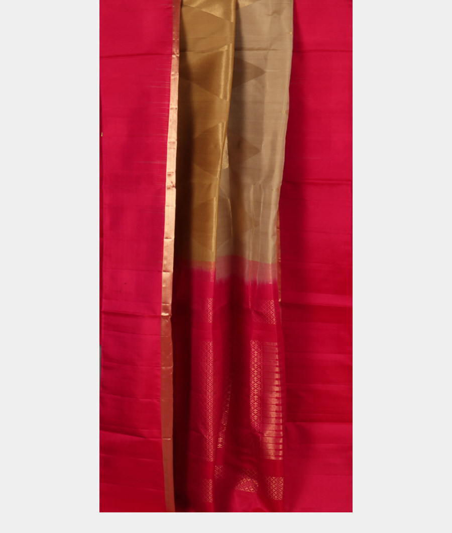 Beige Soft Silk Saree T4217772