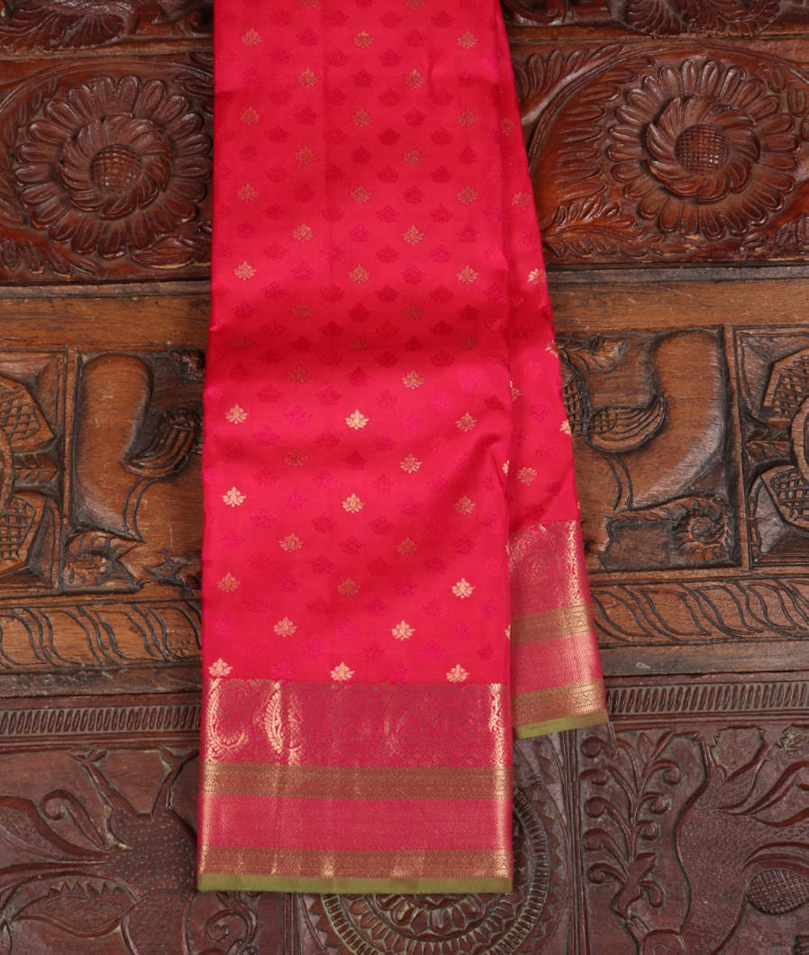 Magenta Soft Silk Saree T407659-image
