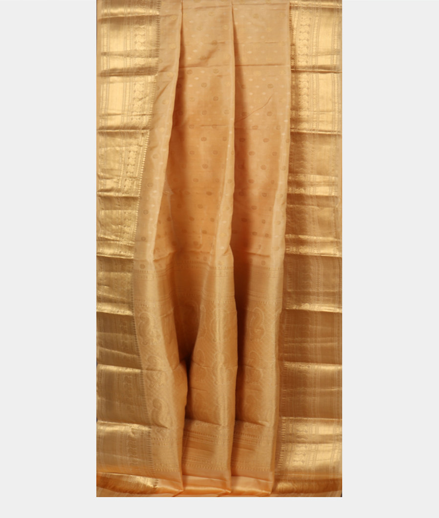 Cream Soft Silk Saree T4275092