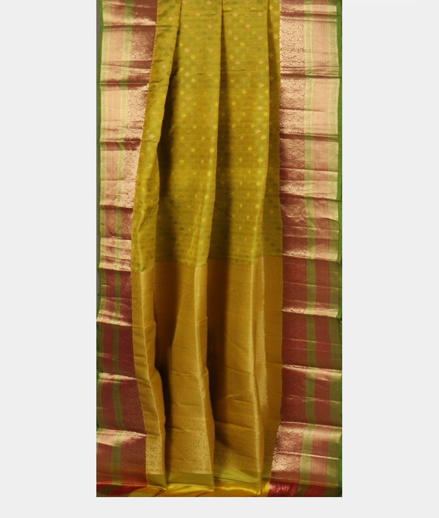 Green Soft Silk Saree T4274672