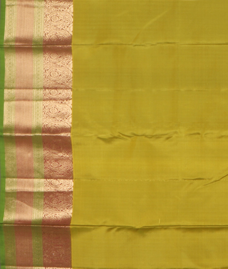 Green Soft Silk Saree T4274673