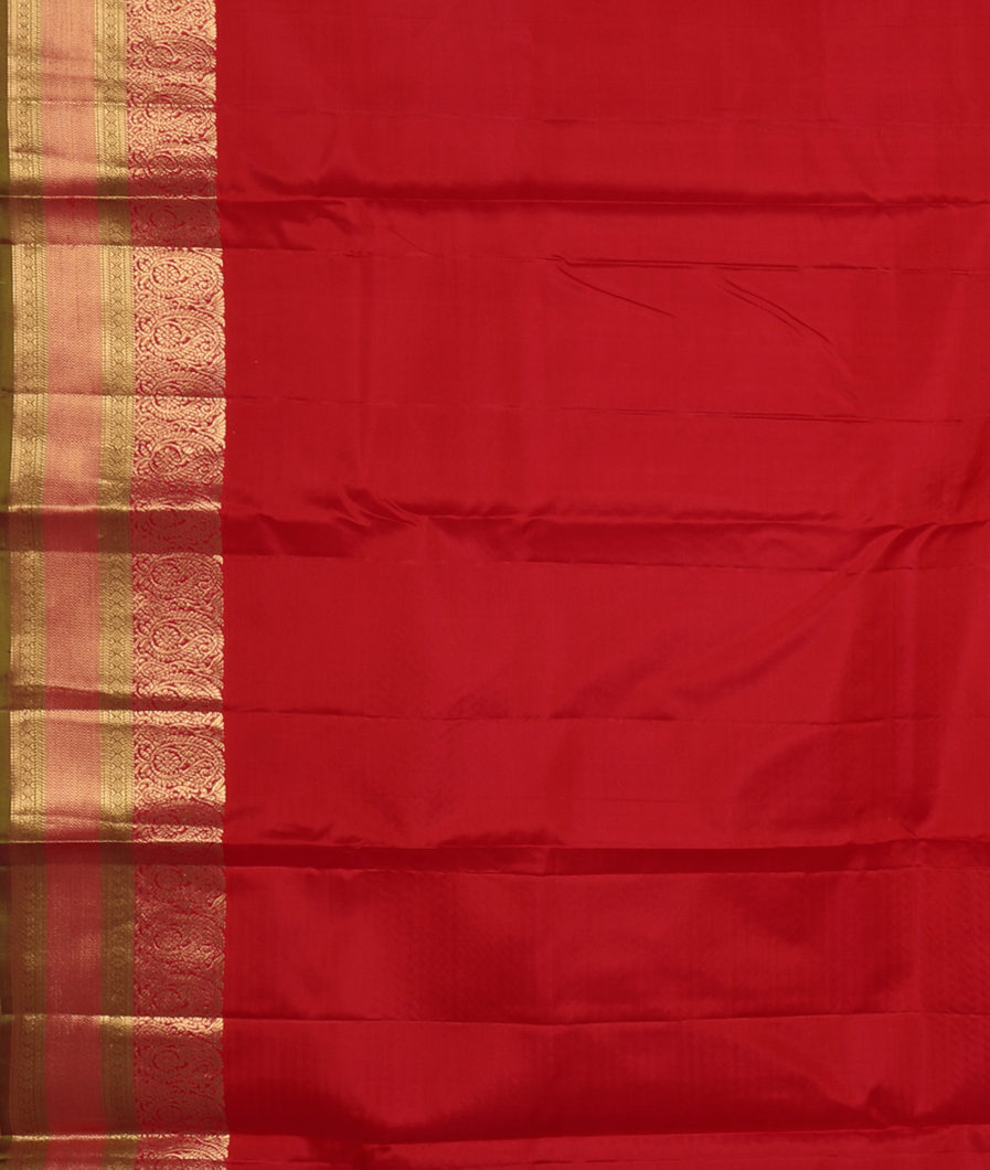 Red Soft Silk Saree T4203743