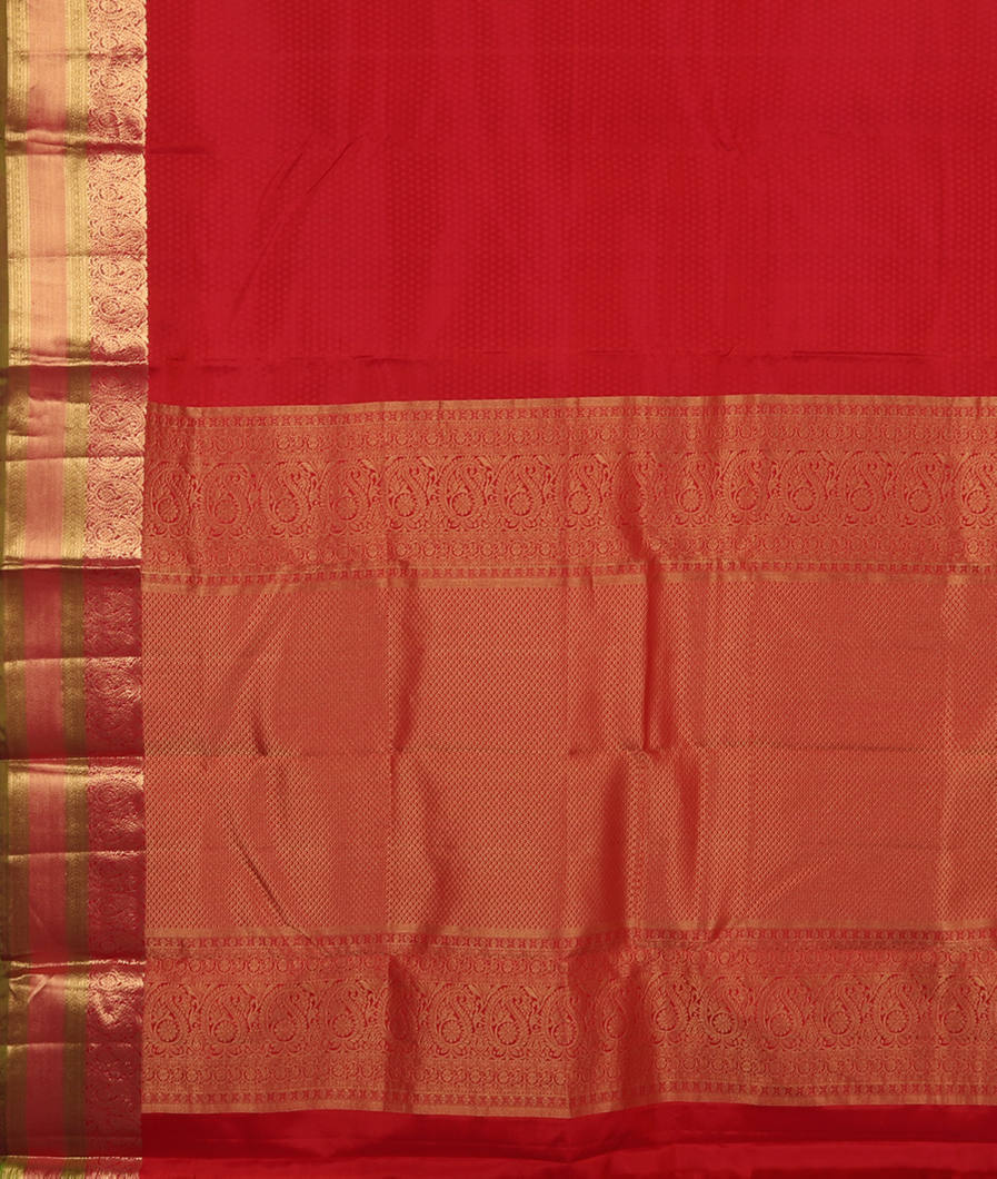 Red Soft Silk Saree T4203744