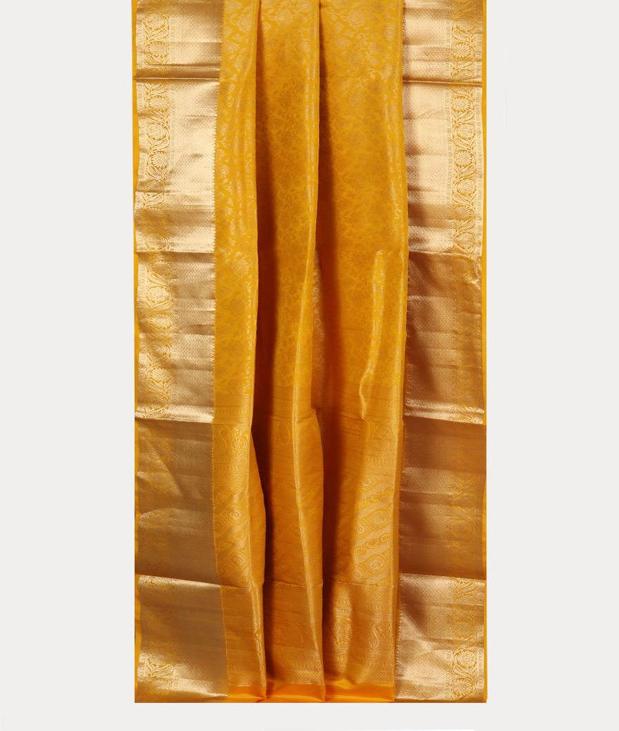 Yellow Soft Silk Saree T4245472