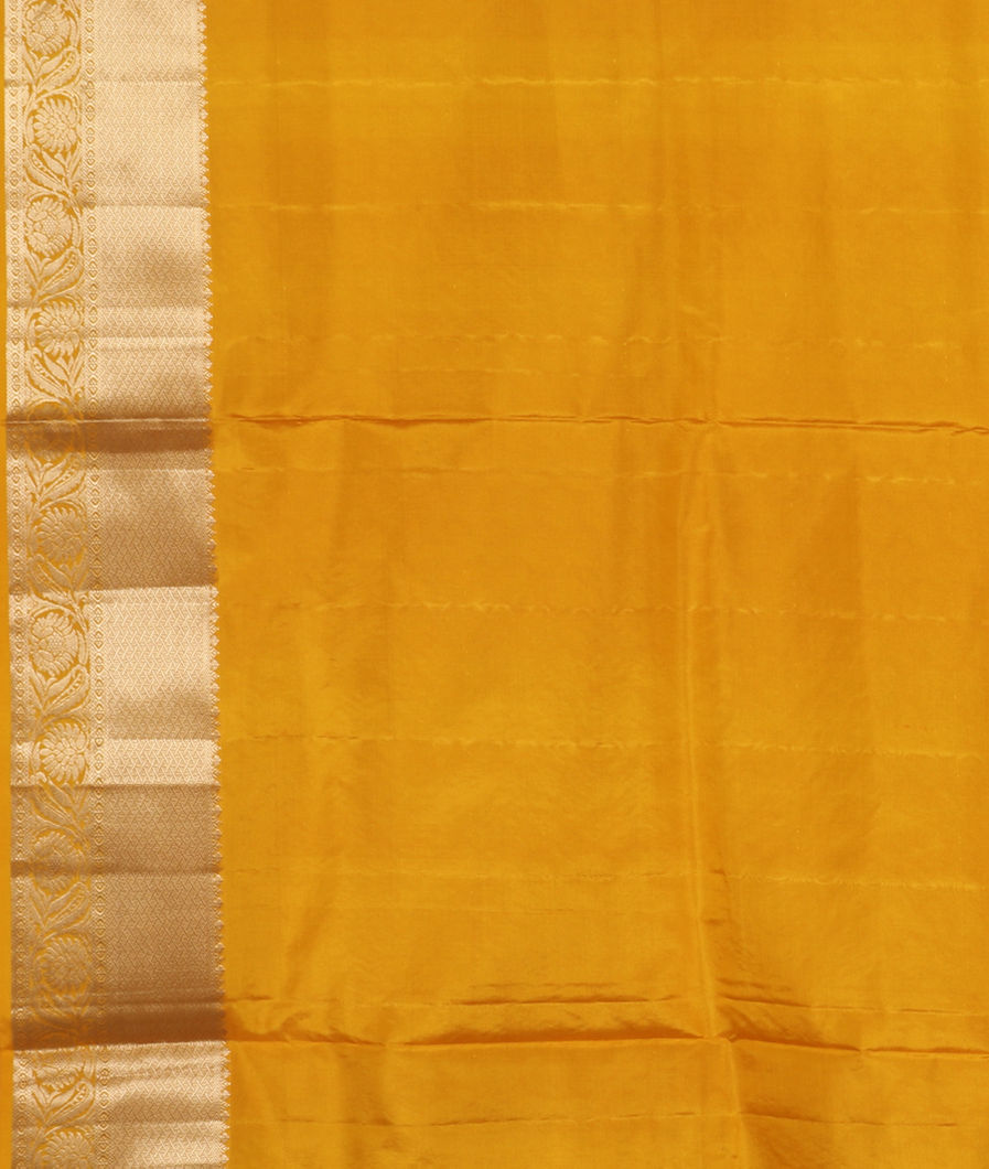Yellow Soft Silk Saree T4245473