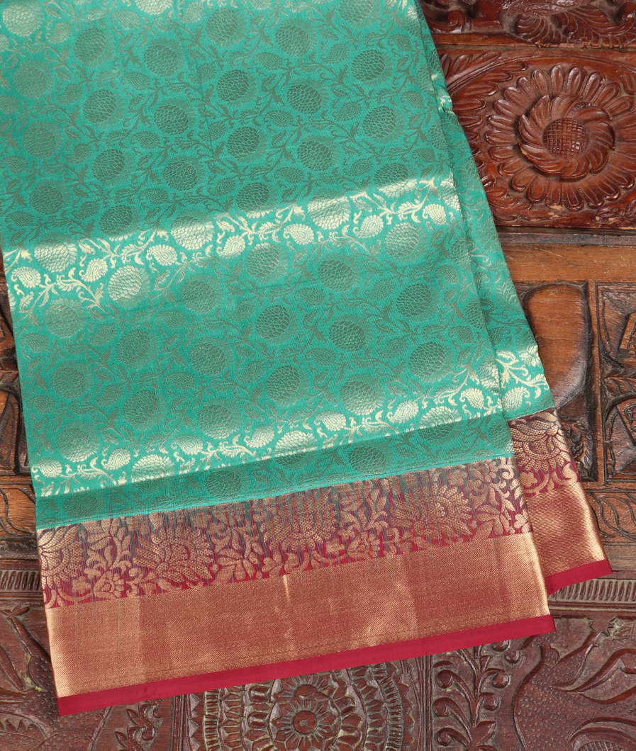 Blue Soft Silk Saree T376618-image