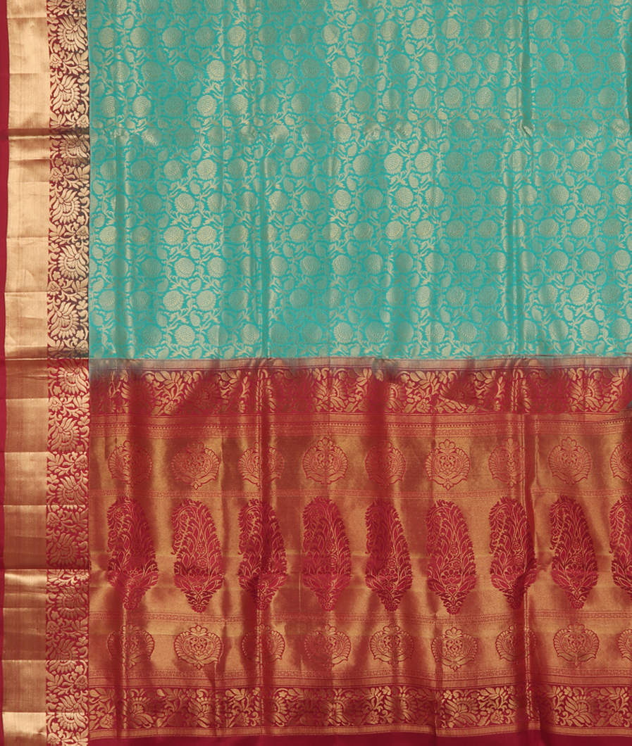 Blue Soft Silk Saree T3766184