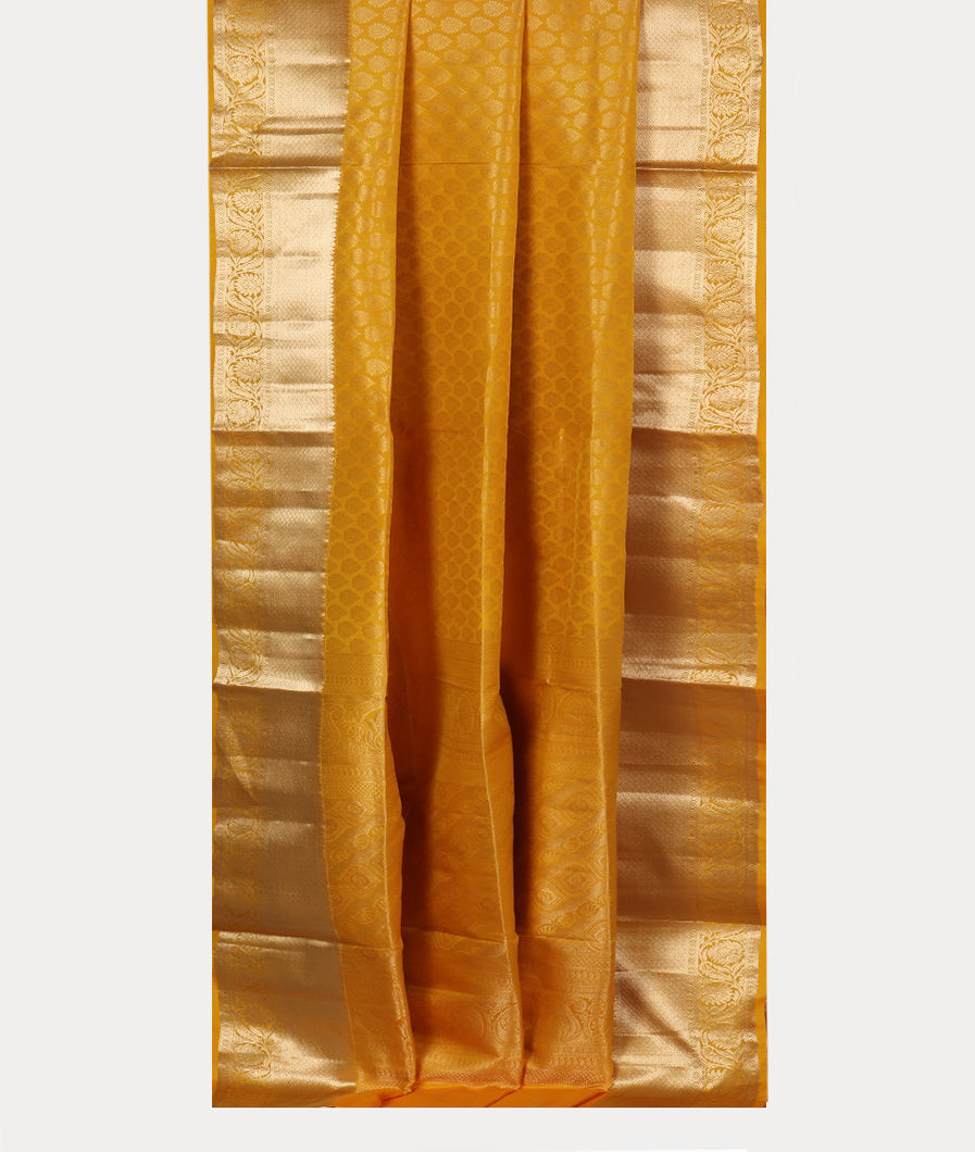 Yellow Soft Silk Saree T4245462