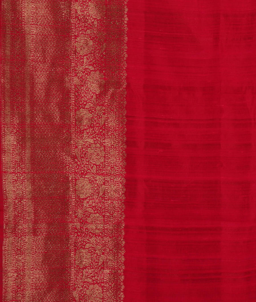 Yellow Banaras Tussar Saree T4252703