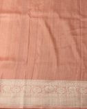 Peach Banaras Kathan Silk Saree T4259833