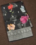 Black Banaras Kathan Silk Saree T4259881
