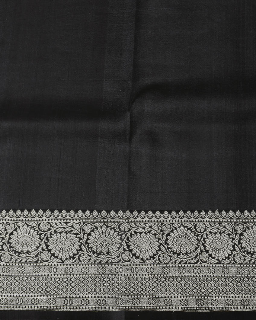 Black Banaras Kathan Silk Saree T4259883