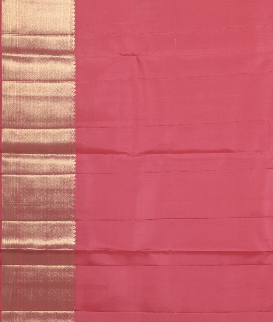 Pink Handwoven Kanjivaram Silk Saree T4135873