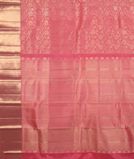 Pink Handwoven Kanjivaram Silk Saree T4135874