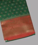 Green Banaras Tussar Saree T4246261