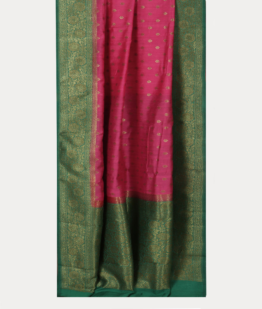 Pink Banaras Tussar Saree T4246212