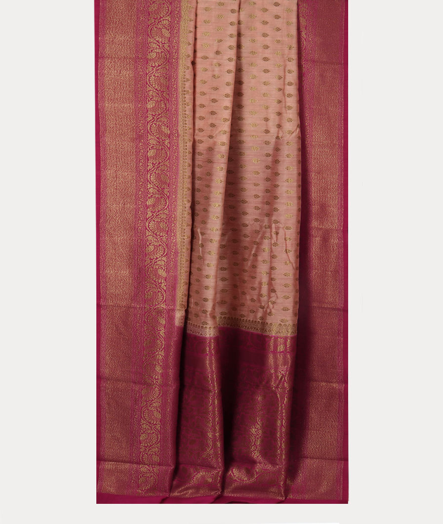 Pink Banaras Tussar Saree T4246482
