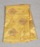 Yellow Handwoven Kanjivaram Silk Blouse T4254271