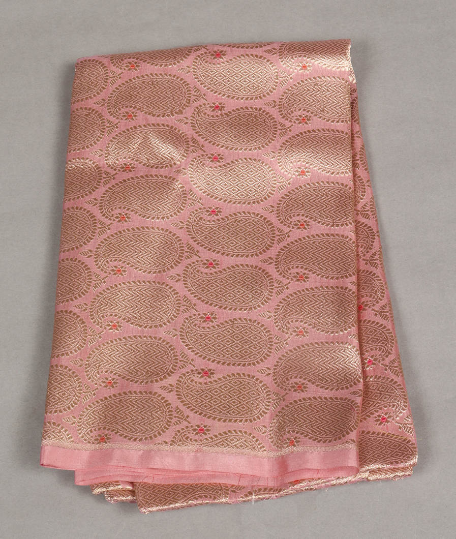 Lavender Handwoven Kanjivaram Silk Blouse T428099-image