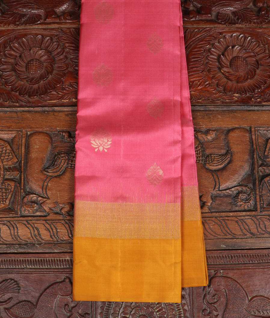 Pink Soft Silk Saree T421140-image