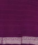Purple Crepe Silk Saree T4243173