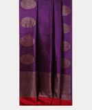 Purple Banaras Tussar Saree T4241162