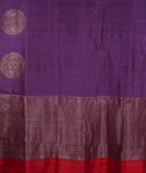 Purple Banaras Tussar Saree T4241164