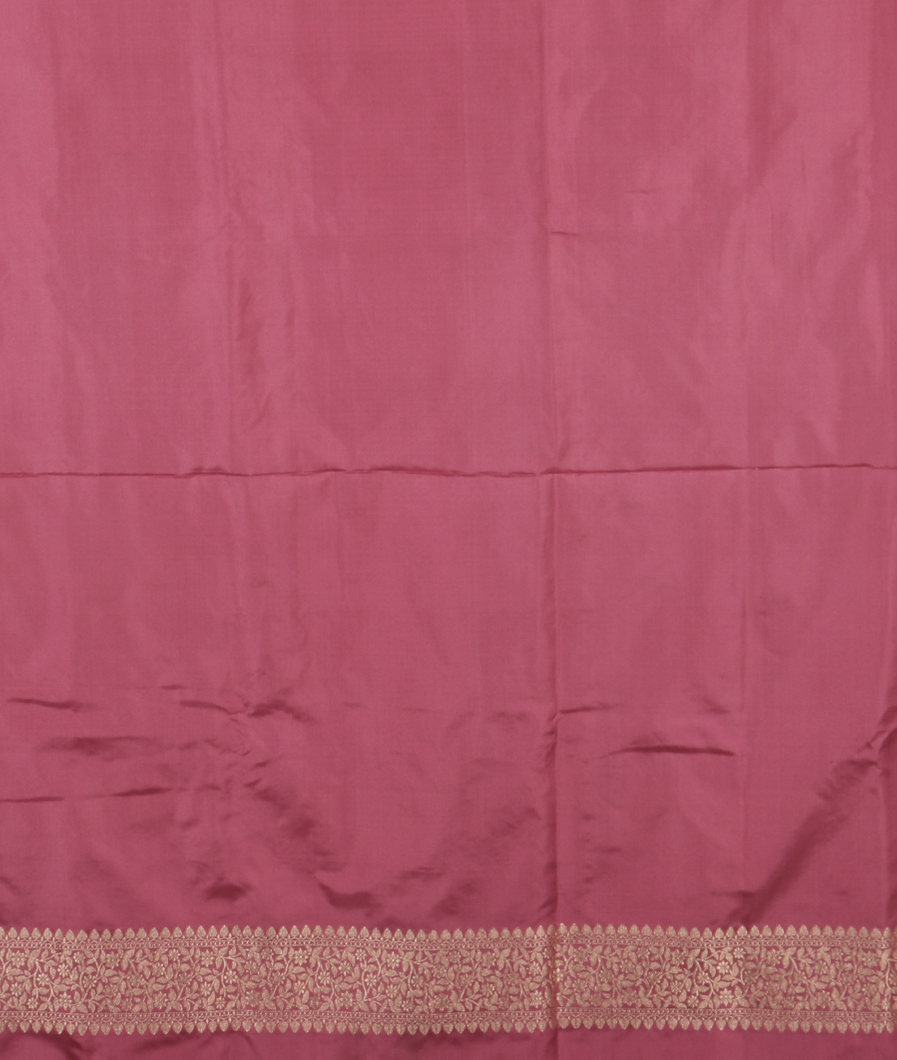 Pink Banaras Silk Saree T4261953
