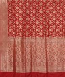 Red Banaras Silk Saree T4252104