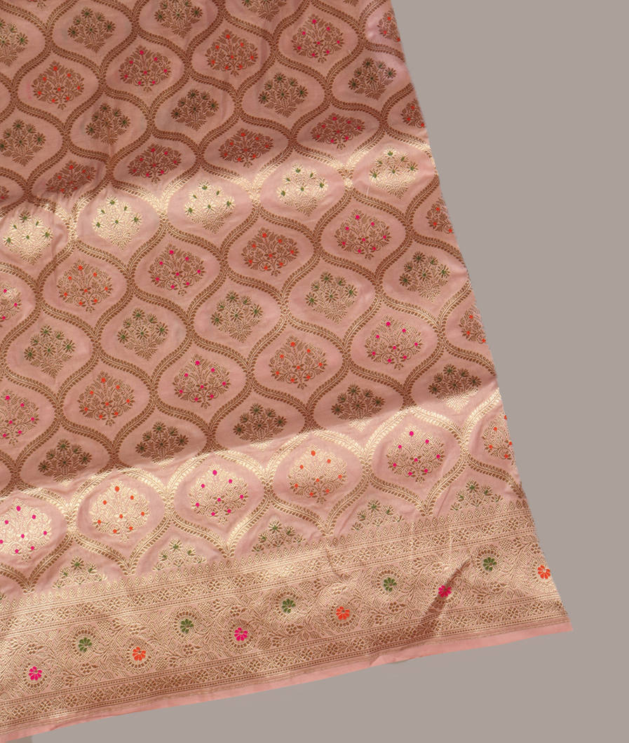 Light Pink Banaras Silk Saree T421835-image