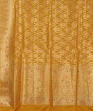 Yellow Banaras Silk Saree T4218384