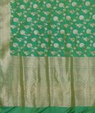 Green Banaras Silk Saree T4261974