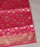 Magenta Banaras Silk Saree T4252261