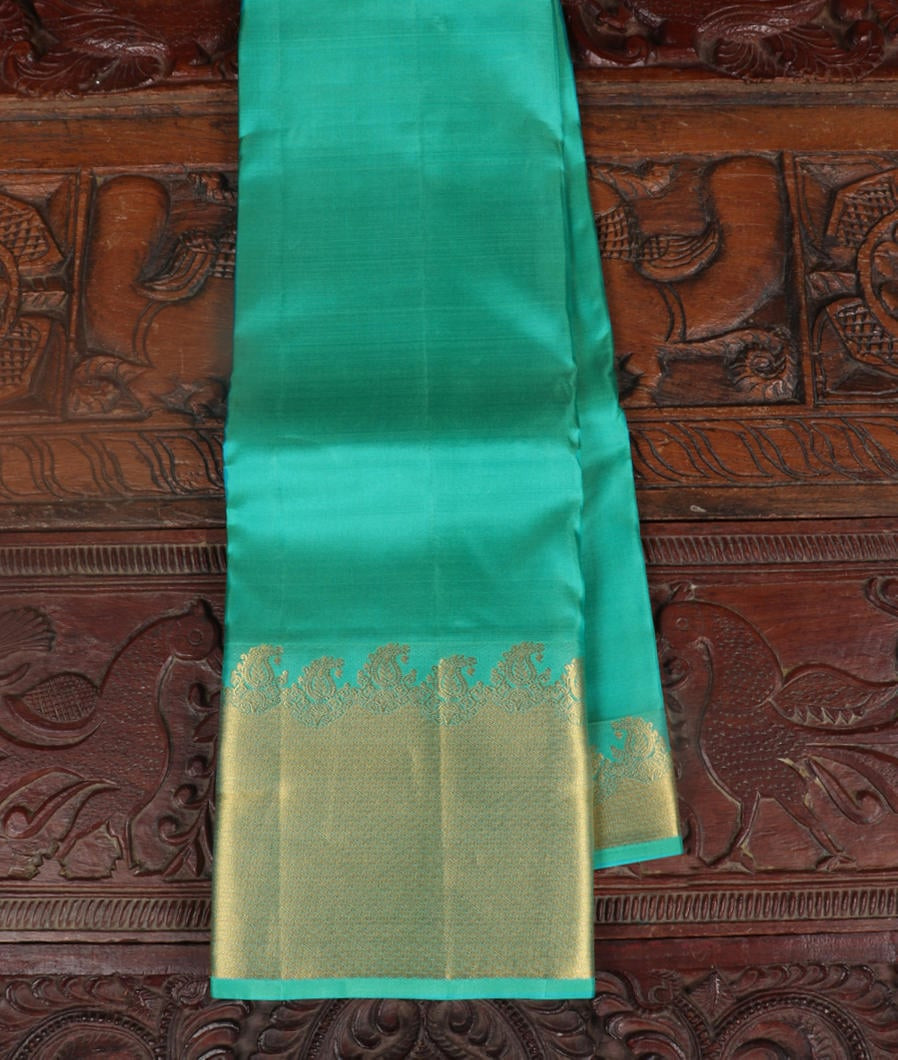 Green Soft Silk Saree T429110-image